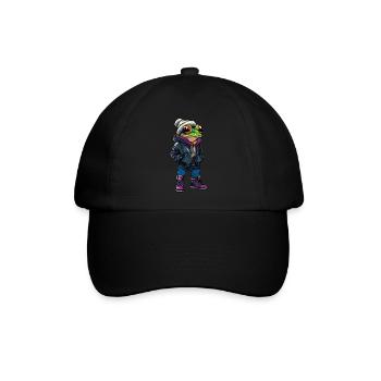 Frosch Fashion Winter - Baseballkappe - Schwarz/Schwarz - Vorne