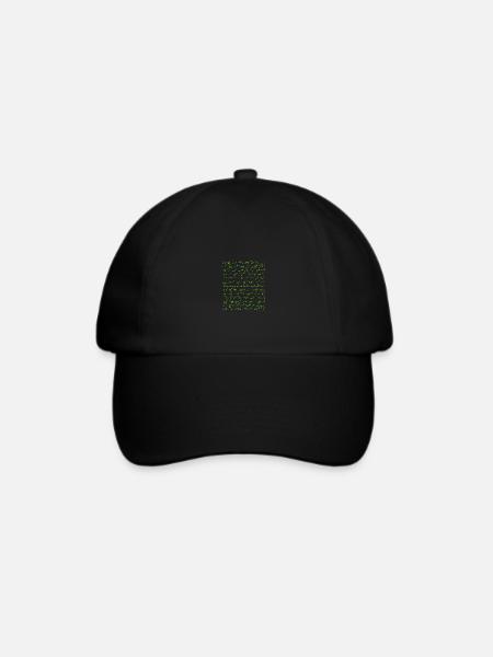 tiersilhouetten grün - Baseballkappe - Schwarz/Schwarz