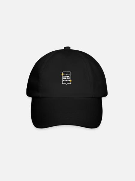 Informatiker Programmierer Admin Nerd Geschenk - Baseballkappe - Schwarz/Schwarz