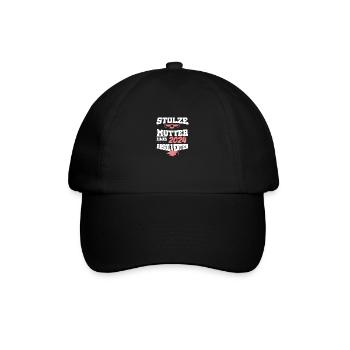 Absolvent Student Sponsion Graduate stolze Mutter - Baseballkappe - Schwarz/Schwarz - Vorne
