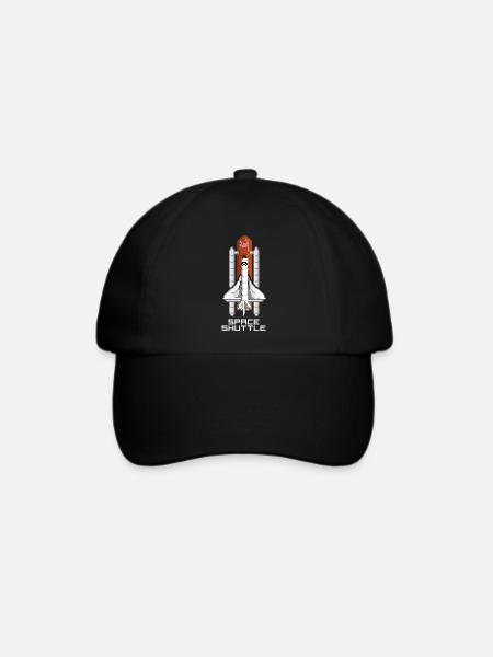 Space Shuttle - Baseballkappe - Schwarz/Schwarz