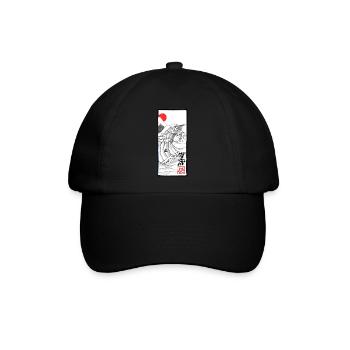 Manga Banzai - Baseballkappe - Schwarz/Schwarz - Vorne