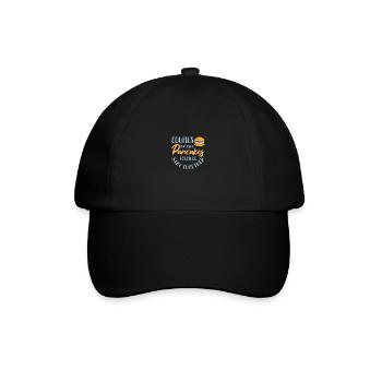 Pfannkuchen - Baseballkappe - Schwarz/Schwarz - Vorne
