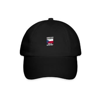 Tschechen Tschechisch Tschechien - Baseballkappe - Schwarz/Schwarz - Vorne