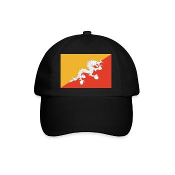bhutan - Baseballkappe - Schwarz/Schwarz - Vorne
