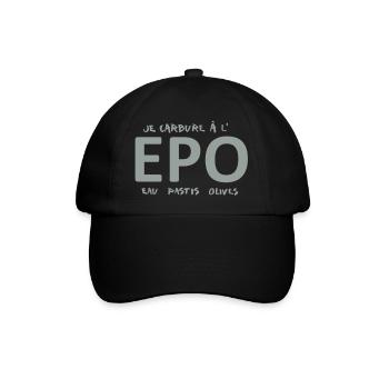 EPO - Baseballkappe - Schwarz/Schwarz - Vorne