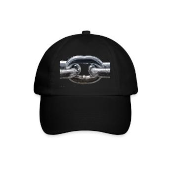 Kette - Baseballkappe - Schwarz/Schwarz - Vorne