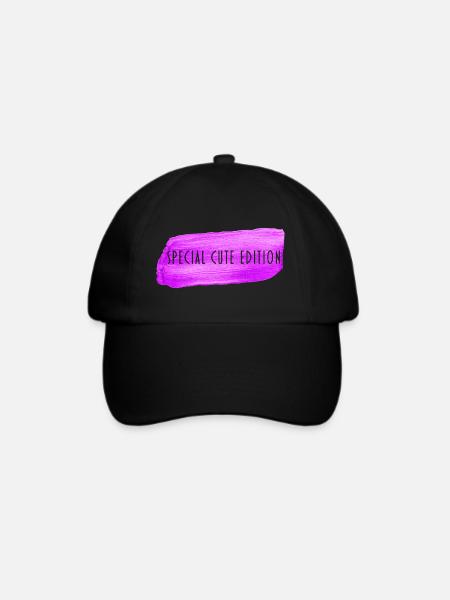 Special Cute Edition - Baseballkappe - Schwarz/Schwarz