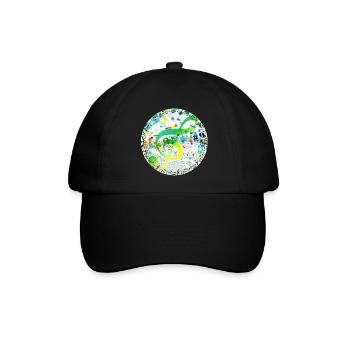 Violinschlüssel - Baseballkappe - Schwarz/Schwarz - Vorne