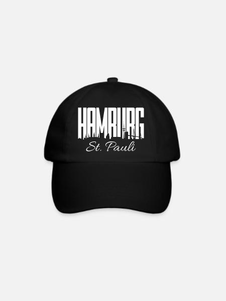 HAMBURG ST. PAULI - Baseballkappe - Schwarz/Schwarz