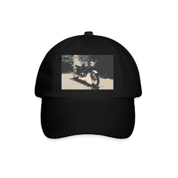 Fresko MZ TS - Baseballkappe - Schwarz/Schwarz - Vorne