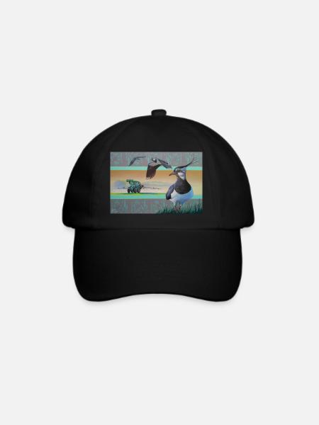 Kiebitz - Baseballkappe - Schwarz/Schwarz