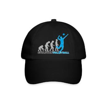 Evolution Volleyball, Volleyball, Volleyballer - Baseballkappe - Schwarz/Schwarz - Vorne