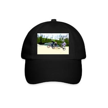 bmx - Baseballkappe - Schwarz/Schwarz - Vorne