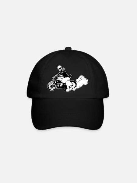 Streetfighter Burnout Bike - Baseballkappe - Schwarz/Schwarz