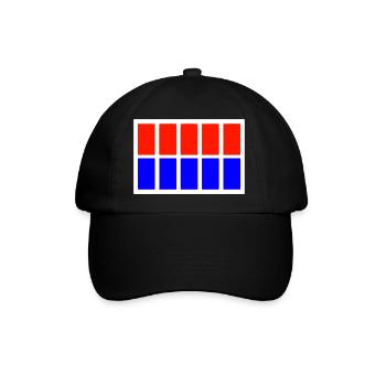 Kaiserlicher Offizier - Baseballkappe - Schwarz/Schwarz - Vorne