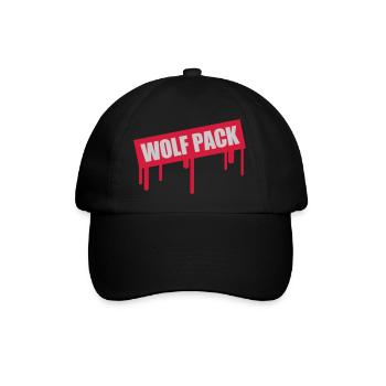 Stempel Wolf Pack - Baseballkappe - Schwarz/Schwarz - Vorne