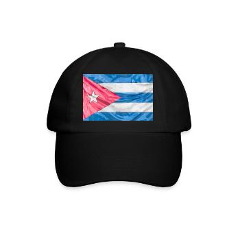 Cuba Collection 'by nikkkooo - Baseballkappe - Schwarz/Schwarz - Vorne