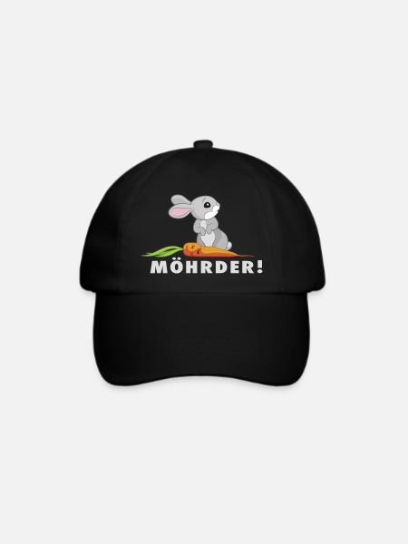 Möhrder - Baseballkappe - Schwarz/Schwarz