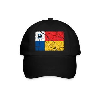 Almere - Baseballkappe - Schwarz/Schwarz - Vorne