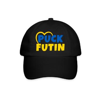 Puck Futin Ukraine Frieden - Baseballkappe - Schwarz/Schwarz - Vorne