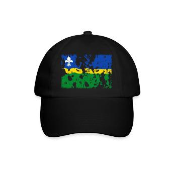 Flevoland Vintage - Baseballkappe - Schwarz/Schwarz - Vorne