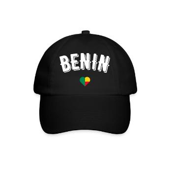 Benin - Baseballkappe - Schwarz/Schwarz - Vorne