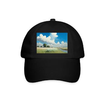 Verzauberte Natur - Baseballkappe - Schwarz/Schwarz - Vorne