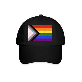 Progress Flag - Baseballkappe - Schwarz/Schwarz - Vorne