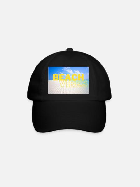 Beach 26 - Baseballkappe - Schwarz/Schwarz