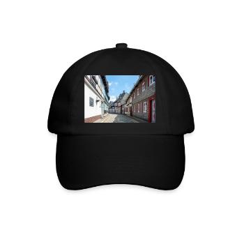 Altstadt Goslar Niedersachsen - Baseballkappe - Schwarz/Schwarz - Vorne