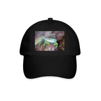 Chinesischer Wasserdrache auch indochinesischer Wasserdrache - Baseballkappe - Schwarz/Schwarz - Vorne