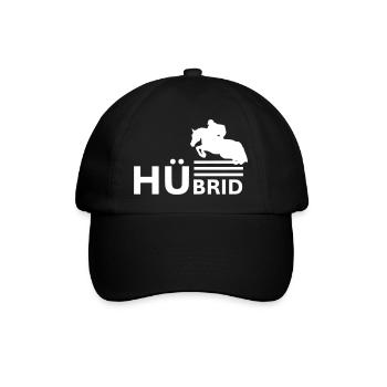 Pferd Antrieb Hü - Baseballkappe - Schwarz/Schwarz - Vorne