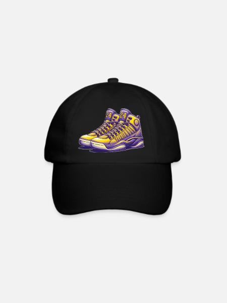 Basketballspieler - Baseballkappe - Schwarz/Schwarz