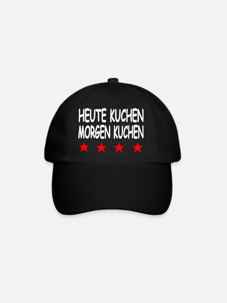 Kuchen - Baseballkappe - Schwarz/Schwarz