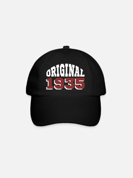 Original 1935 - Baseballkappe - Schwarz/Schwarz