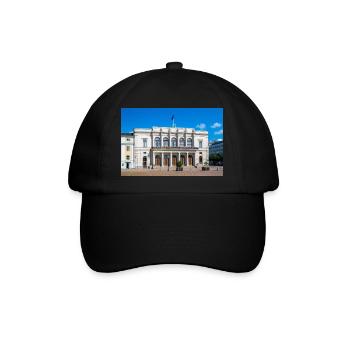Börse bei Gustaf Adolfs torg Schweden Göteborg - Baseballkappe - Schwarz/Schwarz - Vorne