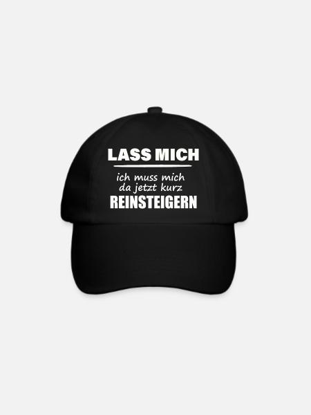 LASS MICH - Baseballkappe - Schwarz/Schwarz