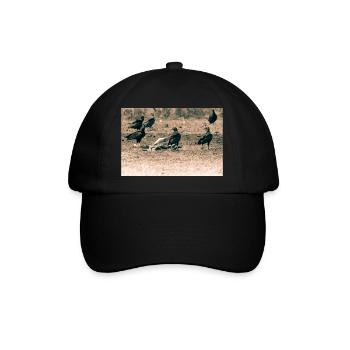 Geier - Baseballkappe - Schwarz/Schwarz - Vorne