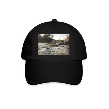 WASSER - Baseballkappe - Schwarz/Schwarz - Vorne