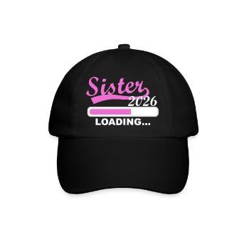 Sister 2026 Wird Geladen - Baseballkappe - Schwarz/Schwarz - Vorne