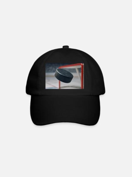 Sport - Eishockey - Baseballkappe - Schwarz/Schwarz