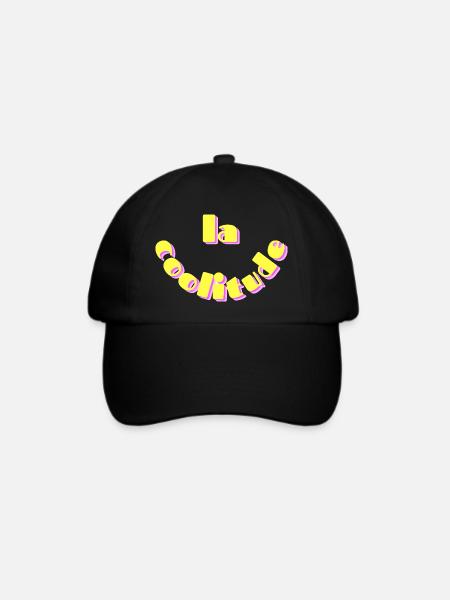 Coolness - Baseballkappe - Schwarz/Schwarz
