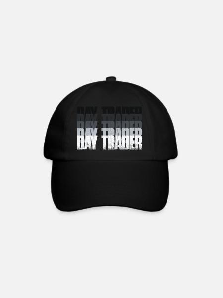 Day Trader Aktienmarkt Börse Trader - Baseballkappe - Schwarz/Schwarz