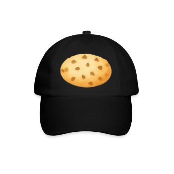 Schokoladenkeks - Baseballkappe - Schwarz/Schwarz - Vorne