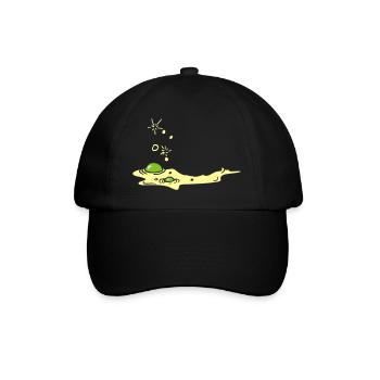 slimy goo / Blubber Schleim (2c) - Baseballkappe - Schwarz/Schwarz - Vorne