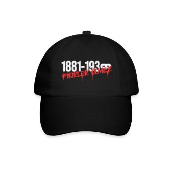 Fikirler Ölmez Mustafa Kemal Atatürk - Baseballkappe - Schwarz/Schwarz - Vorne