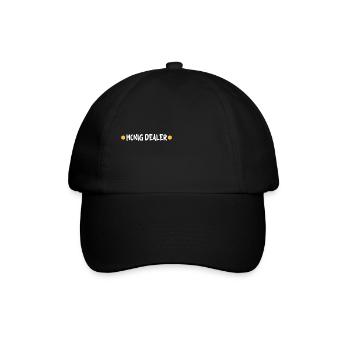 imker honigdealer - Baseballkappe - Schwarz/Schwarz - Vorne