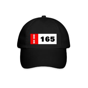 OVER IS 165 - SA-INT - Es ist vorbei - Baseballkappe - Schwarz/Schwarz - Vorne