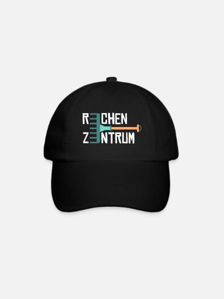 Garten Rechenzentrum - Baseballkappe - Schwarz/Schwarz